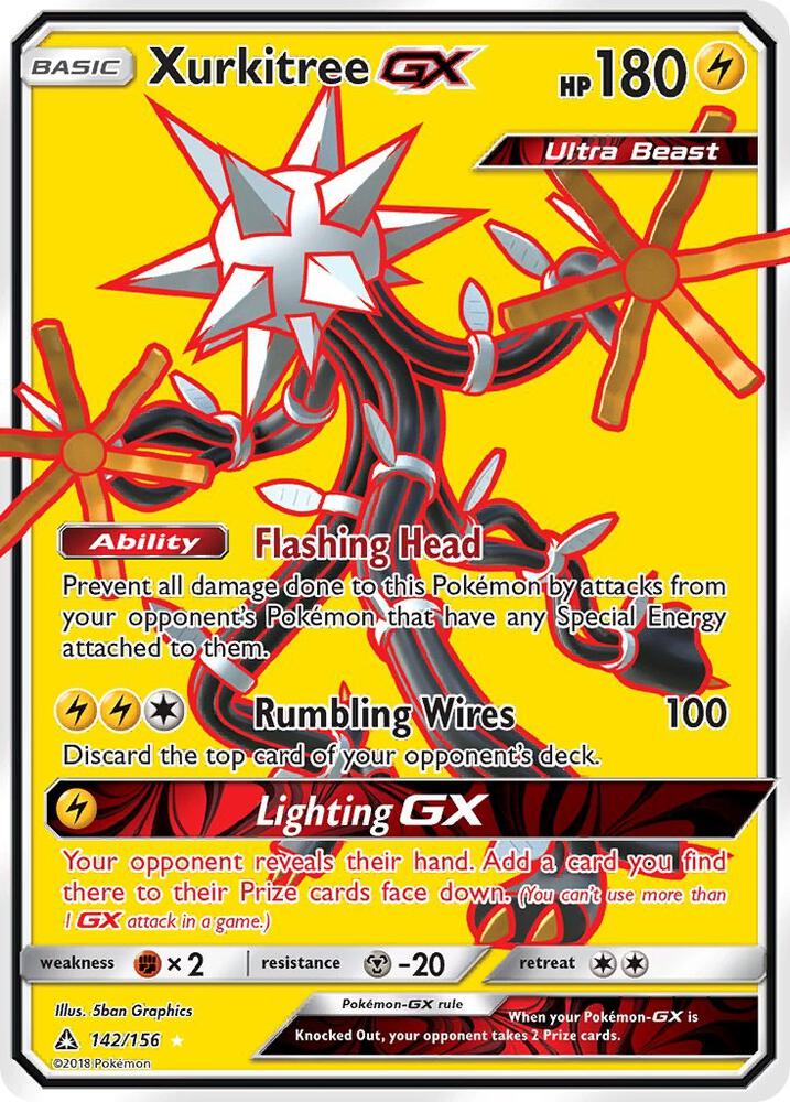 Xurkitree GX 142/156 (SM - Ultra Prism) - Holofoil