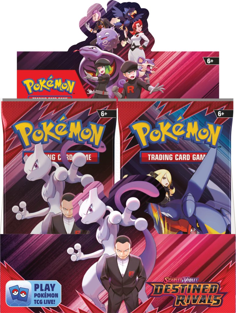 Pokemon TCG Scarlet & Violet Destined Rivals Booster Box Display
