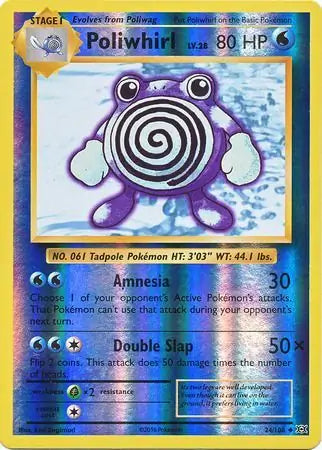 Poliwhirl 24/108 (XY - Evolutions) - Reverse Holofoil