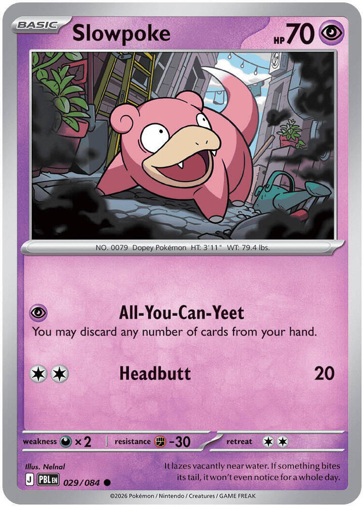 Slowpoke 029/084 (ME05: Pitch Black)