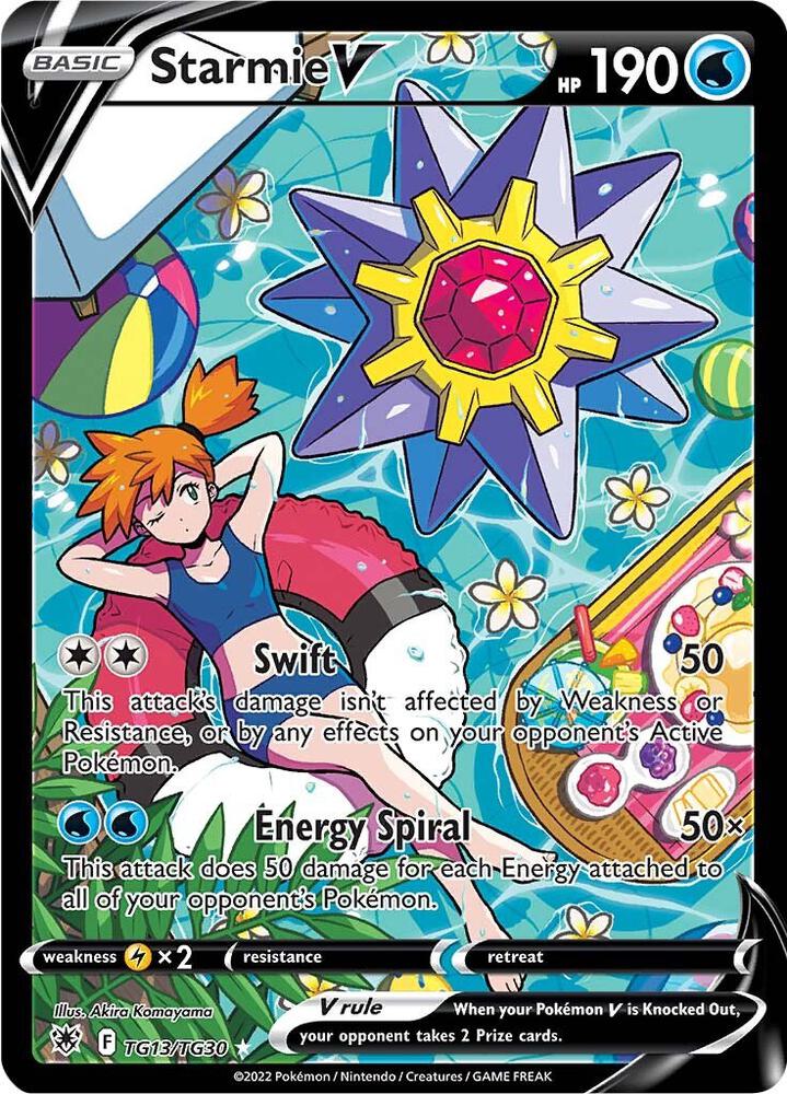 Starmie V TG13/TG30 (SWSH10: Astral Radiance Trainer Gallery) - Holofoil