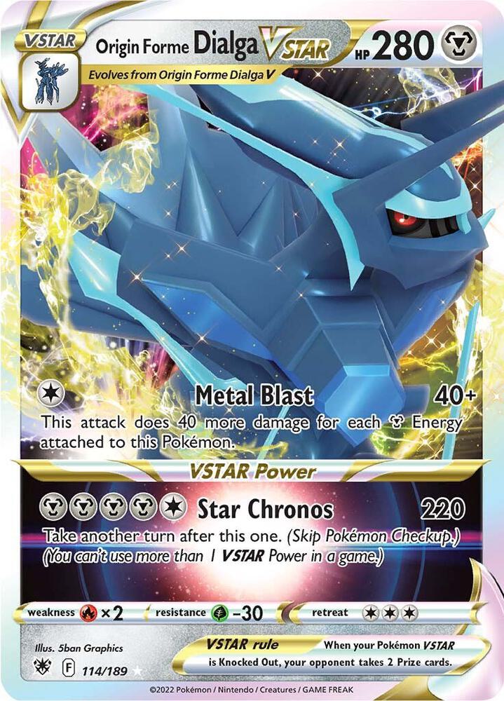 Origin Forme Dialga VSTAR 114/189 (SWSH10: Astral Radiance) - Holofoil