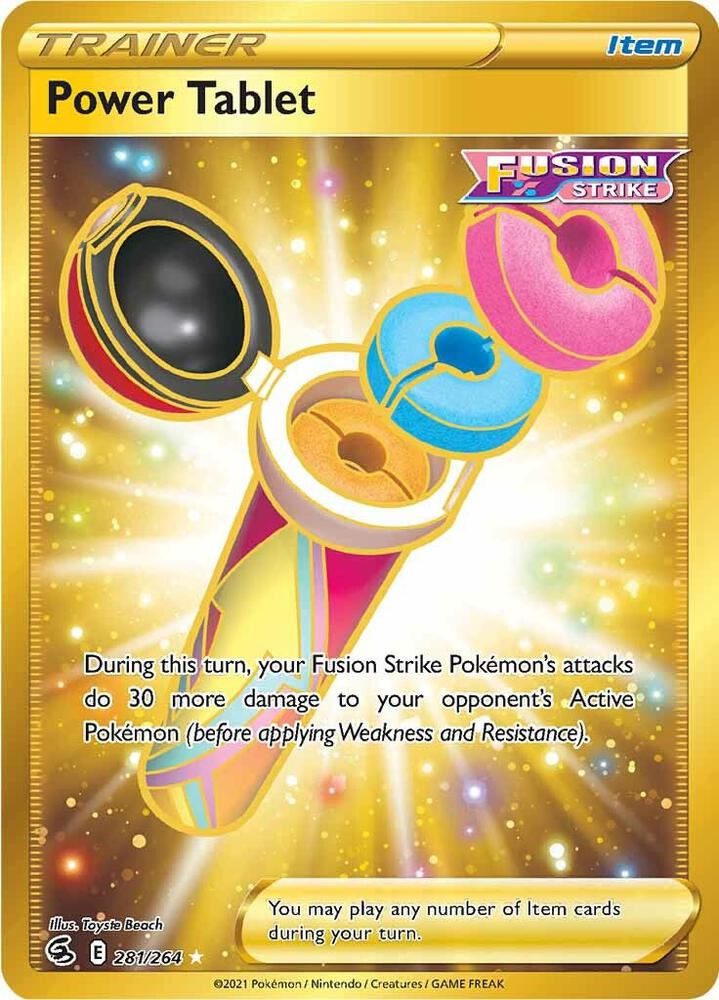 Power Tablet Secret 281/264 (SWSH08: Fusion Strike) - Holofoil
