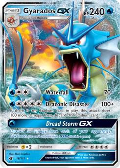 Gyarados GX 18/111 (SM - Crimson Invasion) - Holofoil