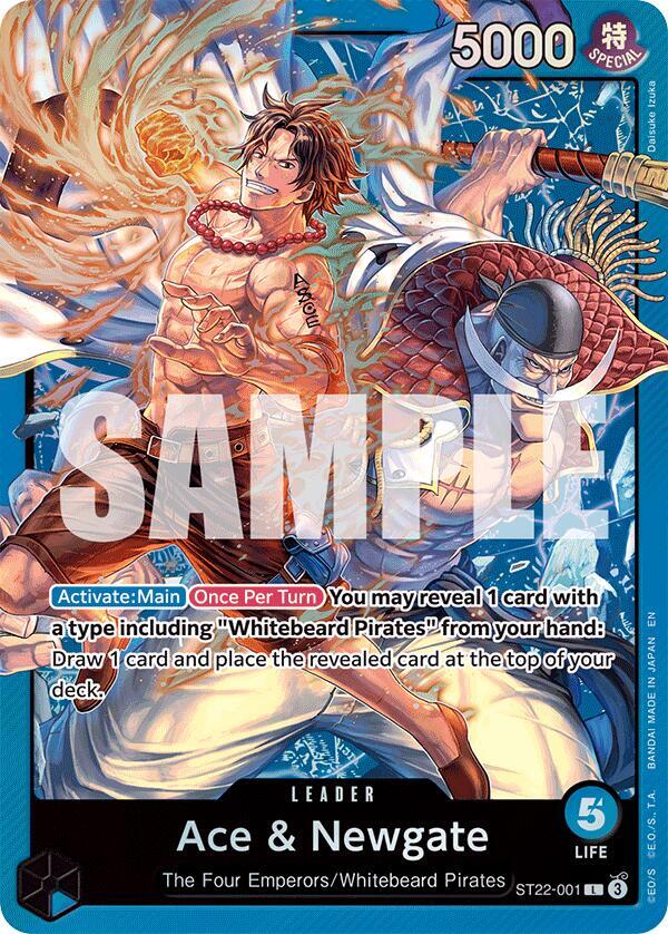 Ace & Newgate ST22-001 (Starter Deck 22: Ace & Newgate) - Foil