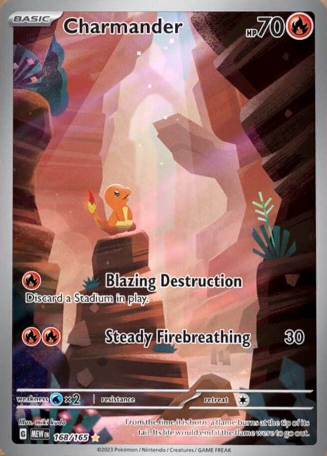 Charmander 168/165 (SV: Scarlet & Violet 151) - Holofoil