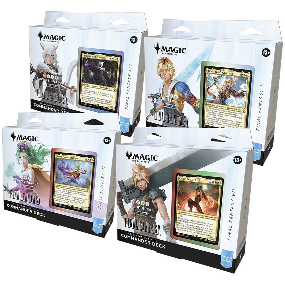Magic Final Fantasy - Commander Deck Display Collector Edition Pre Order Limit Reached