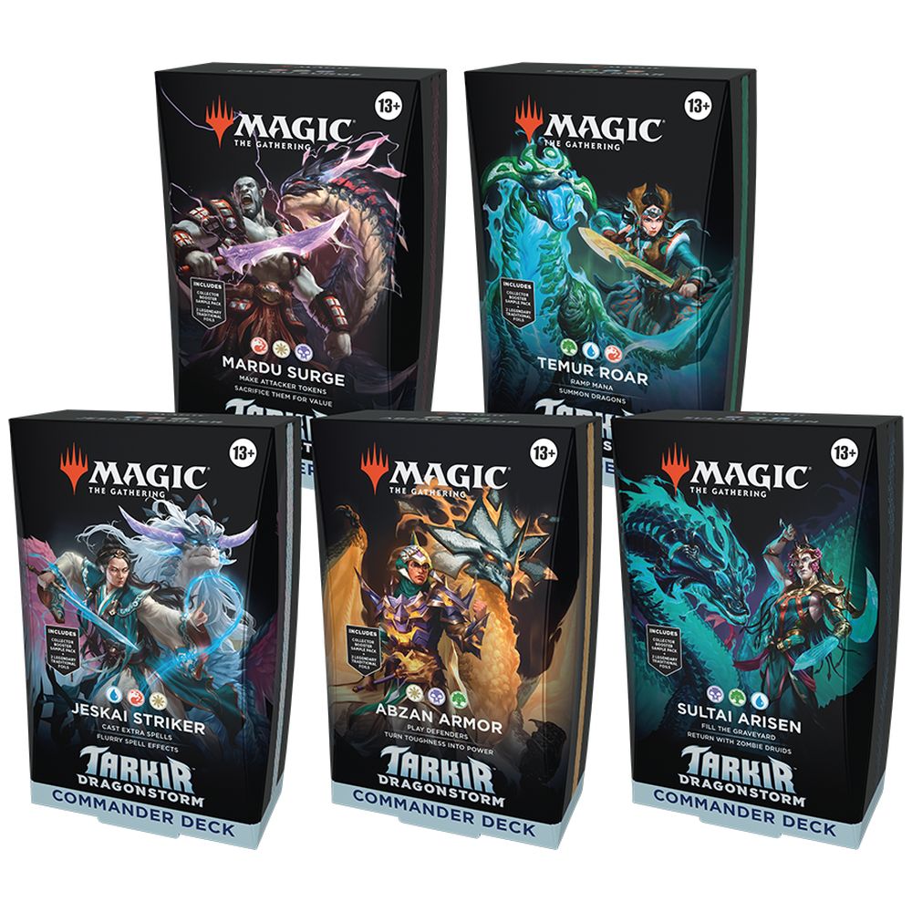 Magic Tarkir: Dragonstorm Commander Deck Display