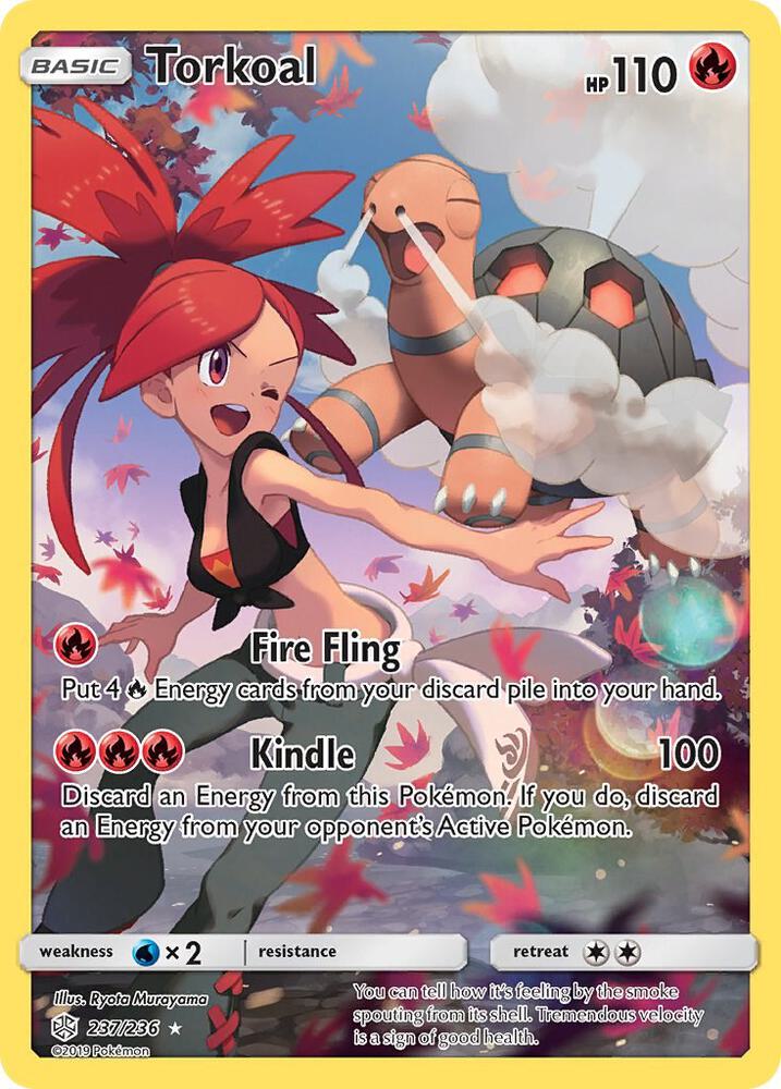 Torkoal Secret 237/236 (SM - Cosmic Eclipse) - Holofoil