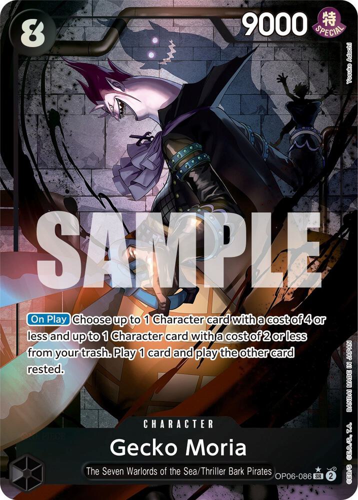Gecko Moria OP06-086 (Wings of the Captain) - Alternate Art Foil