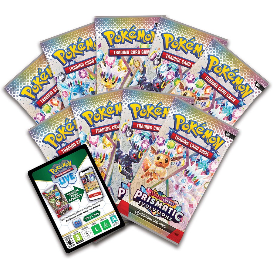 Pokemon TCG Scarlet & Violet Prismatic Evolutions Elite Trainer Box