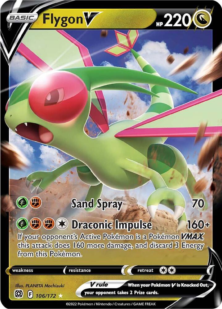 Flygon V 106/172 (SWSH09: Brilliant Stars) - Holofoil