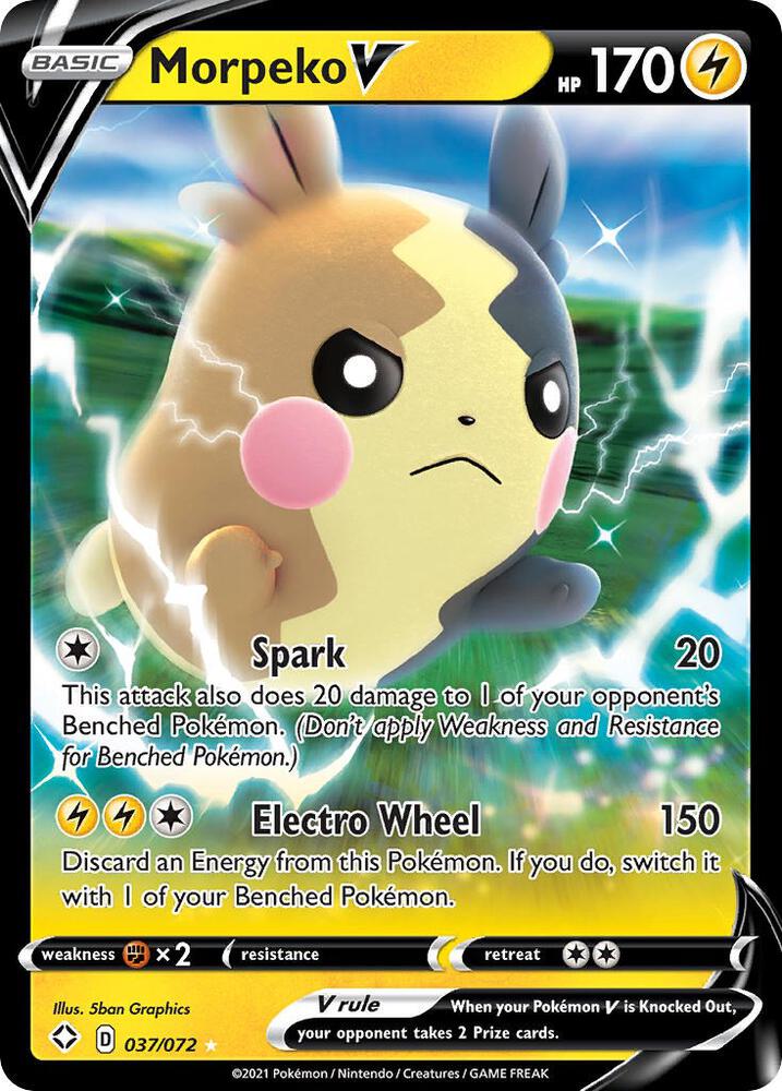 Morpeko V 037/072 (Shining Fates) - Holofoil