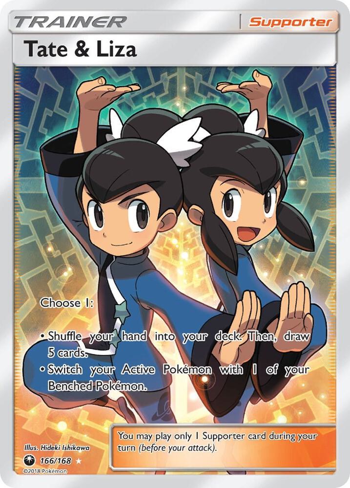 Tate and Liza 166/168 (SM - Celestial Storm) - Holofoil