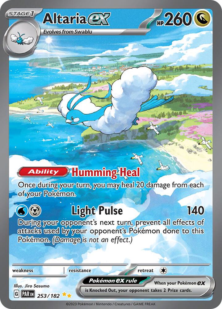 Pokemon TCG: Altaria ex - 253/182 - SV04: Paradox Rift (PAR)