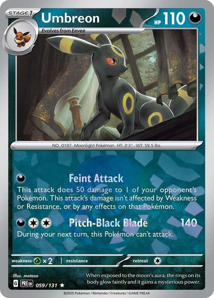 Umbreon (Poke Ball Pattern) - SV: Prismatic Evolutions Melbemon Trading Cards Umbreon (Poke Ball Pattern) - SV: Prismatic Evolutions Melbemon Trading Cards