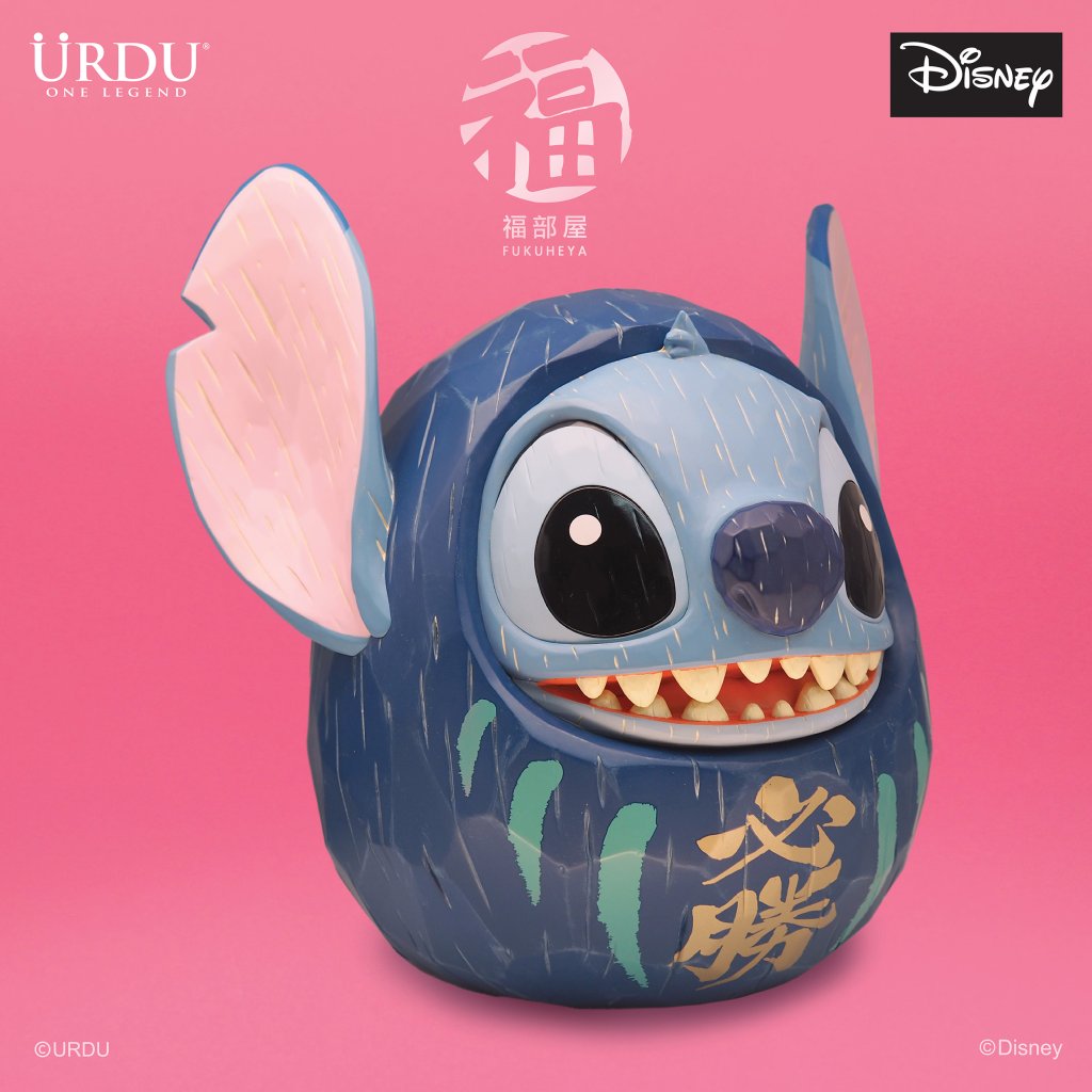 DISNEY FUKUHEYA DARUMA - STITCH (ORIGINAL) 45CM