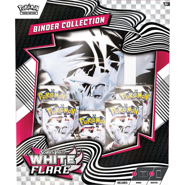 Pokemon TCG Scarlet & Violet White Flare Binder Collection