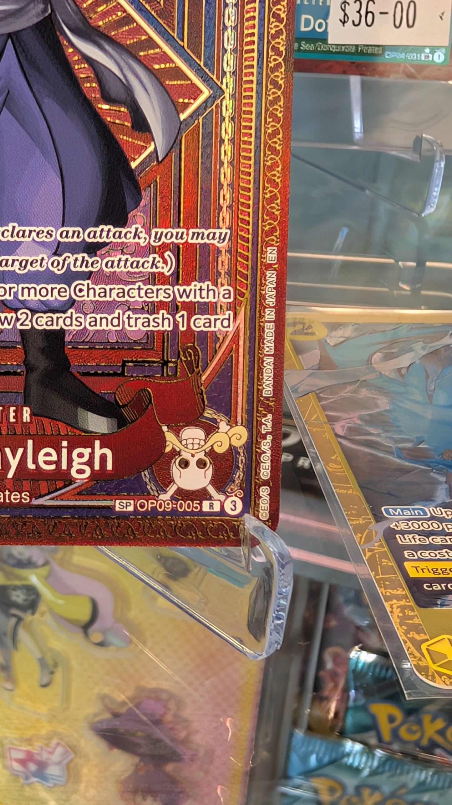 Silvers Rayleigh (SP) OP09-005 A Fist of Divine Speed Rare Foil