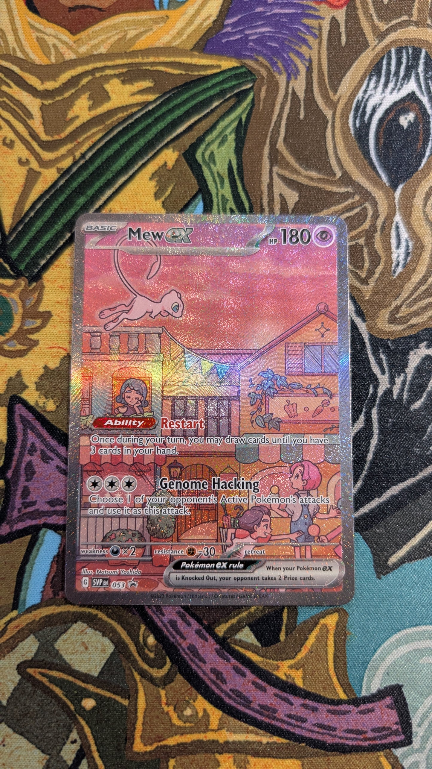 Pokemon TCG - Mew ex SVP053 Illustration Rare - Promo