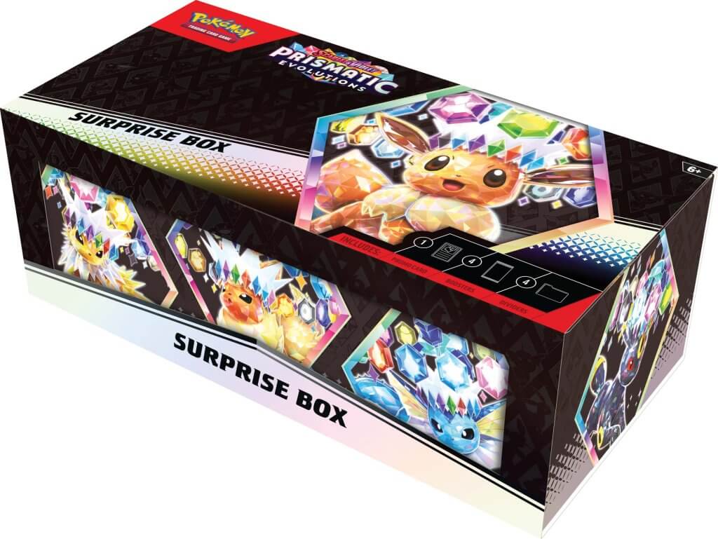 Pokemon TCG Scarlet & Violet Prismatic Evolutions Surprise Box