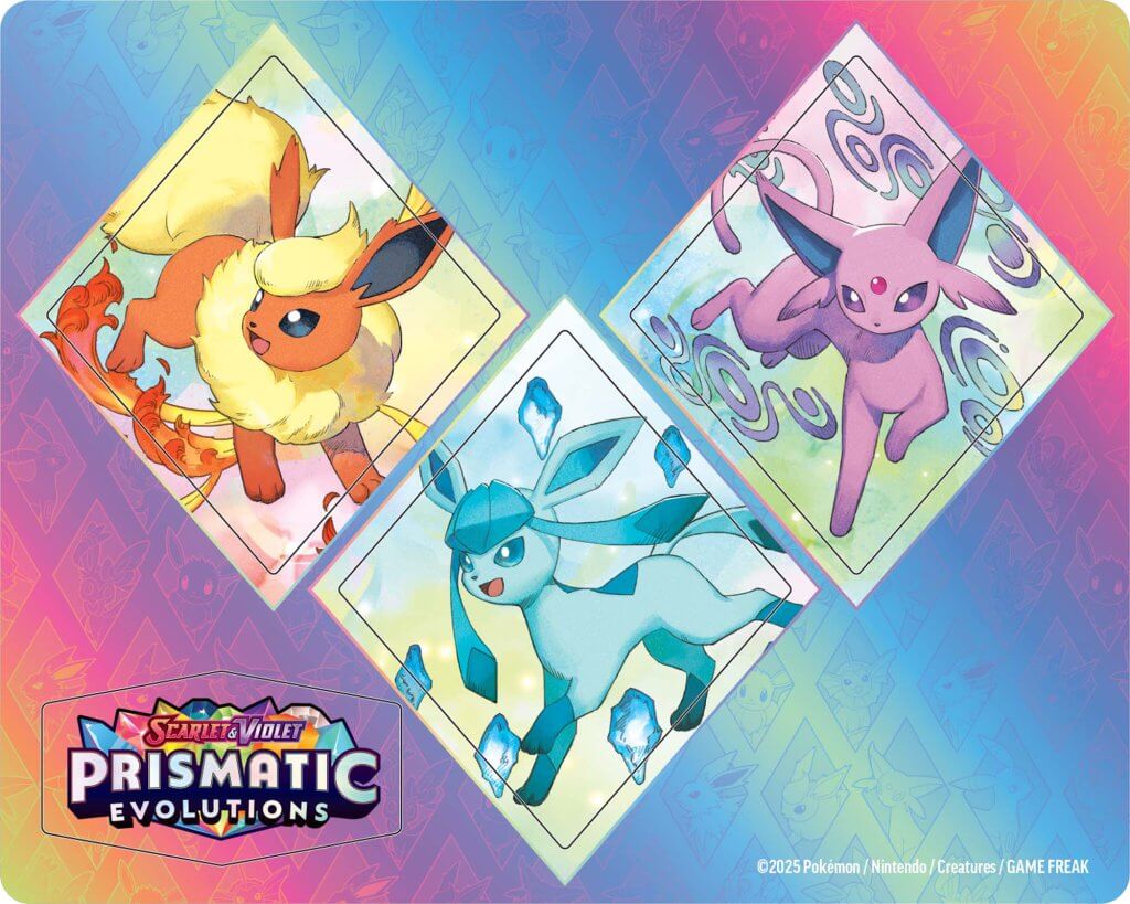 Pokemon TCG Scarlet & Violet Prismatic Evolutions Tech Sticker Collection