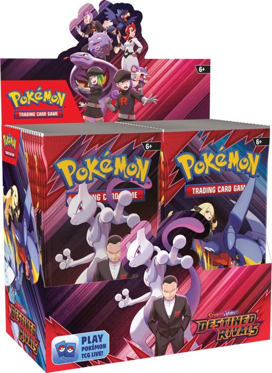Pokemon TCG Scarlet & Violet Destined Rivals Booster Box Display