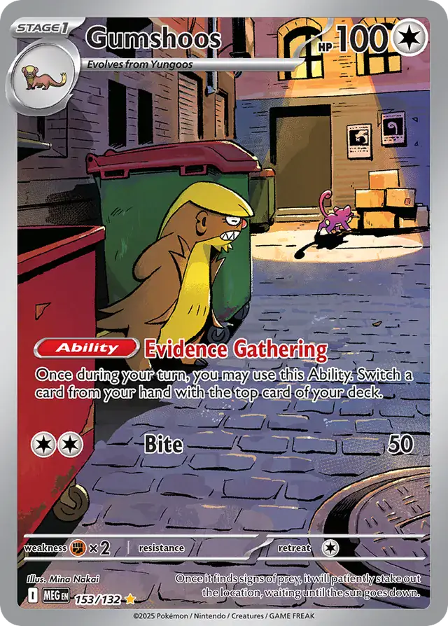 Gumshoos - 153/132 - ME01: Mega Evolution (MEG)