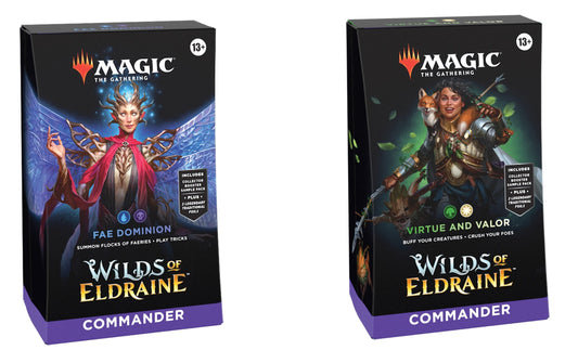 Magic Wilds of Eldraine Commander Deck Display