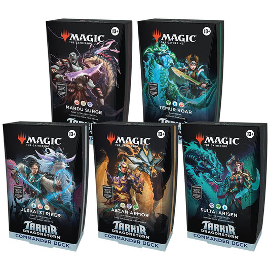 Magic Tarkir: Dragonstorm Commander Deck Display