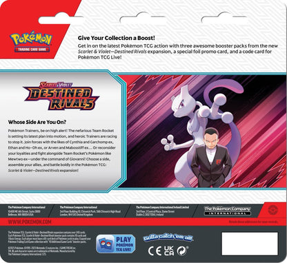 Pokemon TCG Scarlet & Violet Destined Rivals 3 Pack Blister