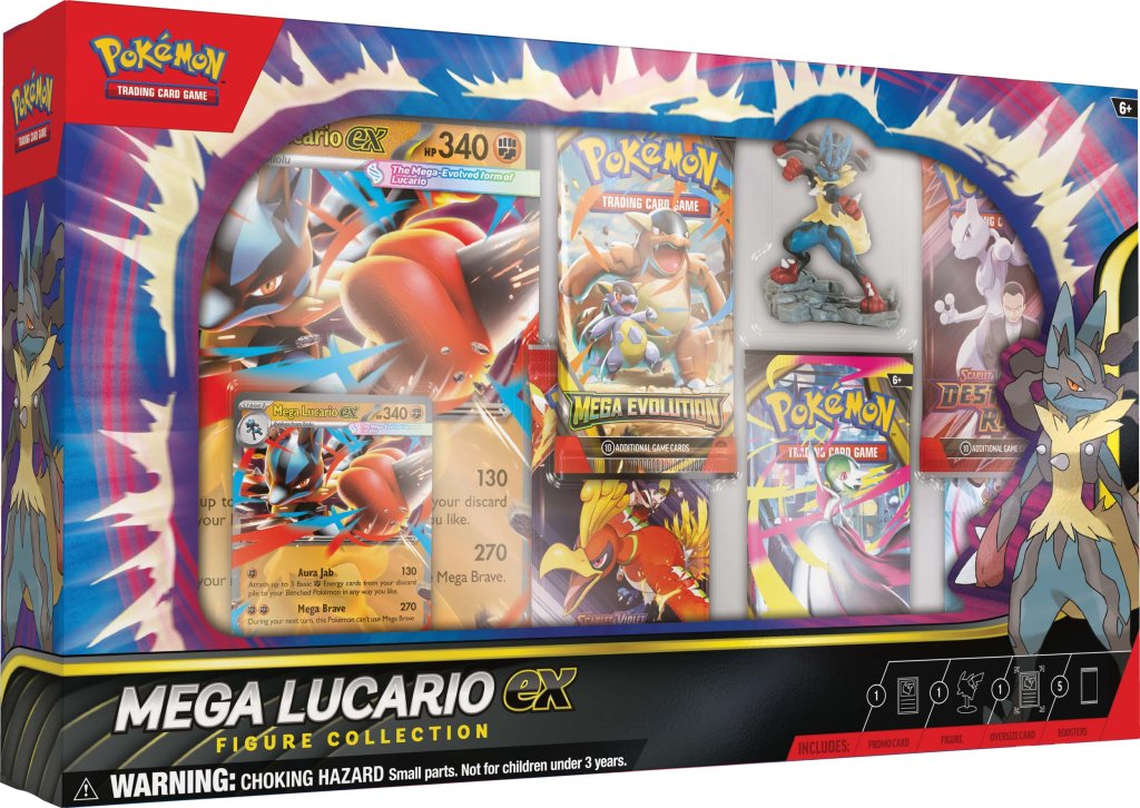 Pokemon TCG: Mega Lucario EX Premium Figure Collection