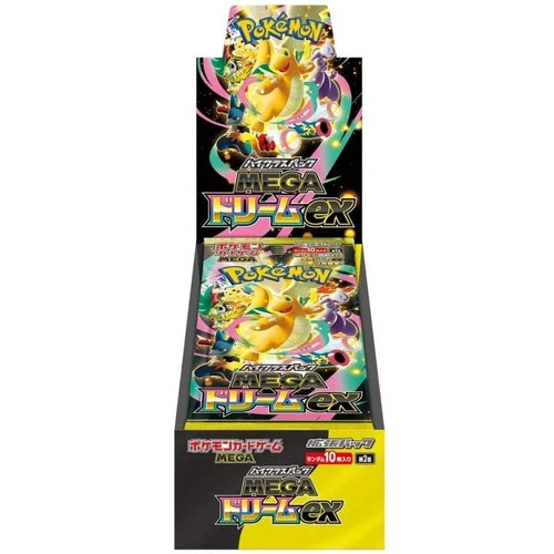 Pokémon Mega Dream ex trading card game packaging on a white background