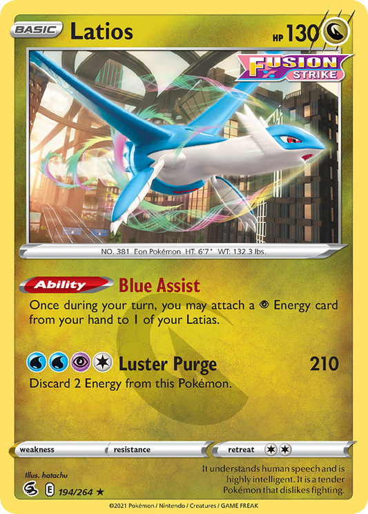 Latios — Fusion Strike 194/264 (Rare)