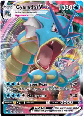 Pokemon TCG Evolving Skies Gyarados Vmax 029/203