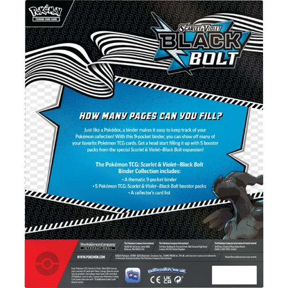 Pokemon TCG Scarlet & Violet Black Bolt Binder Collection