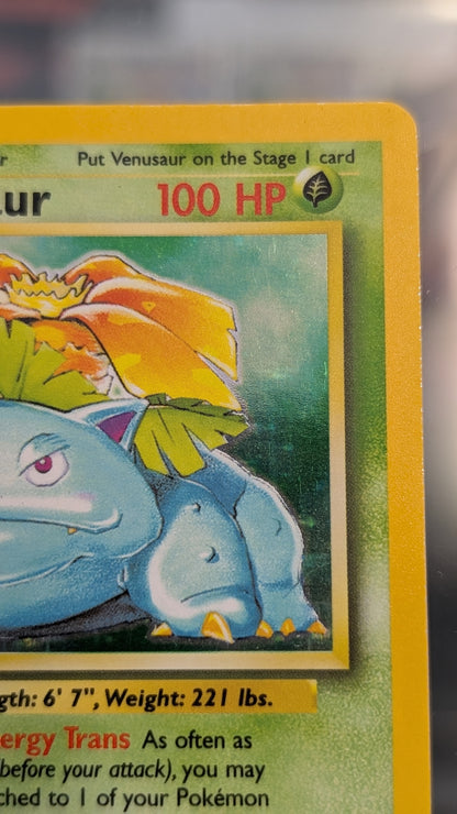 Pokemon TCG 1999 Base Set Unlimited Venusaur Holo Rare 15/102