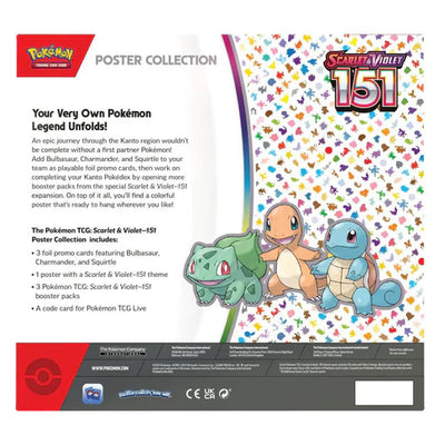 Pokemon TCG Scarlet & Violet 151 Poster Collection