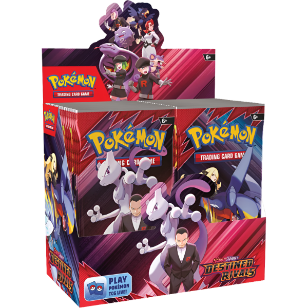 Pokemon TCG Scarlet & Violet Destined Rivals Booster Box Display