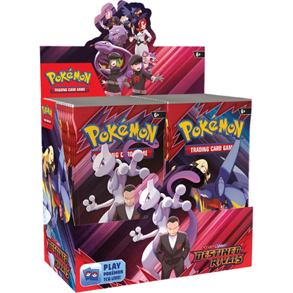 Pokemon TCG Scarlet & Violet Destined Rivals Booster Box Display