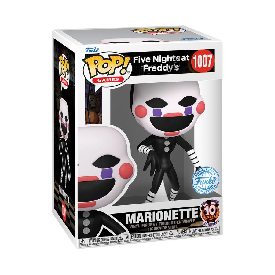 Five Nights at Freddy's: 10th Anniversary - Marionette US Exclusive Pop! Vinyl