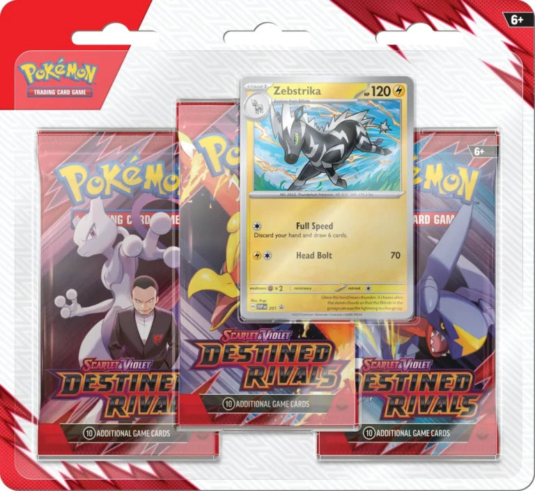 Pokemon TCG Scarlet & Violet Destined Rivals 3 Pack Blister