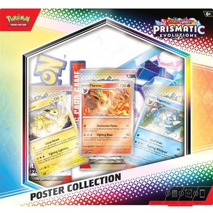 Pokemon TCG Scarlet & Violet Prismatic Evolutions Poster Collection