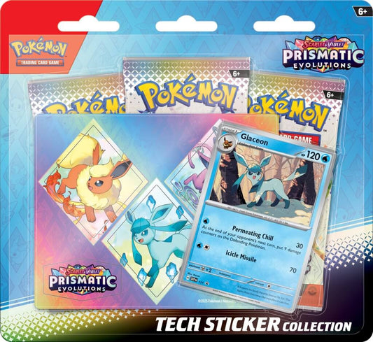 Pokemon TCG Scarlet & Violet Prismatic Evolutions Tech Sticker Collection
