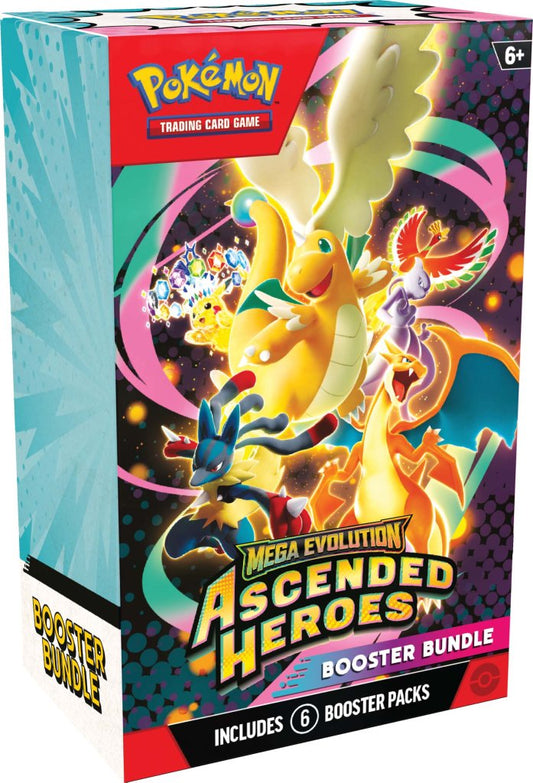 Pokémon TCG: Mega Evolution— Ascended Heroes Booster Bundle [Limit 1]