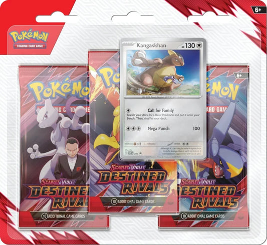 Pokemon TCG Scarlet & Violet Destined Rivals 3 Pack Blister