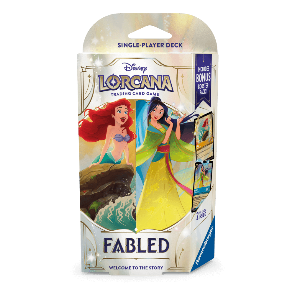 Disney Lorcana - Fabled Single Player Deck: Ariel & Mulan