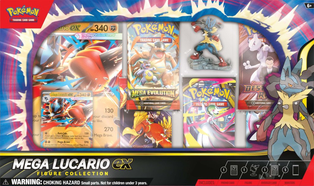 Pokemon TCG: Mega Lucario ex Figure Collection