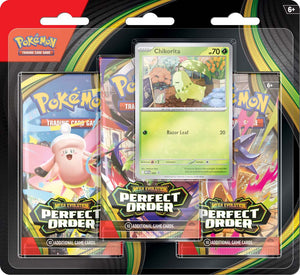 Pokemon TCG: Mega Evolution—Perfect Order 3-Booster Blister