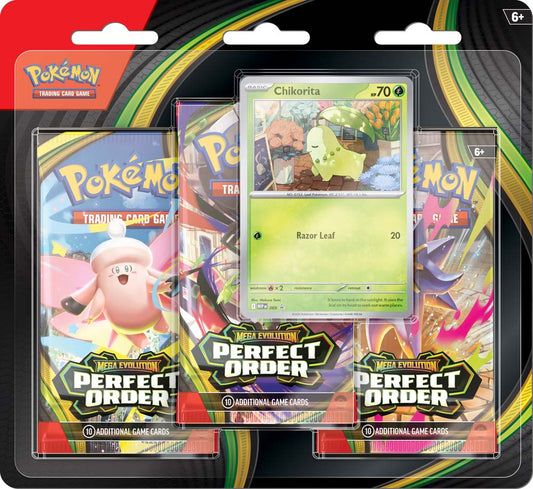Pokemon TCG: Mega Evolution—Perfect Order 3-Booster Blister